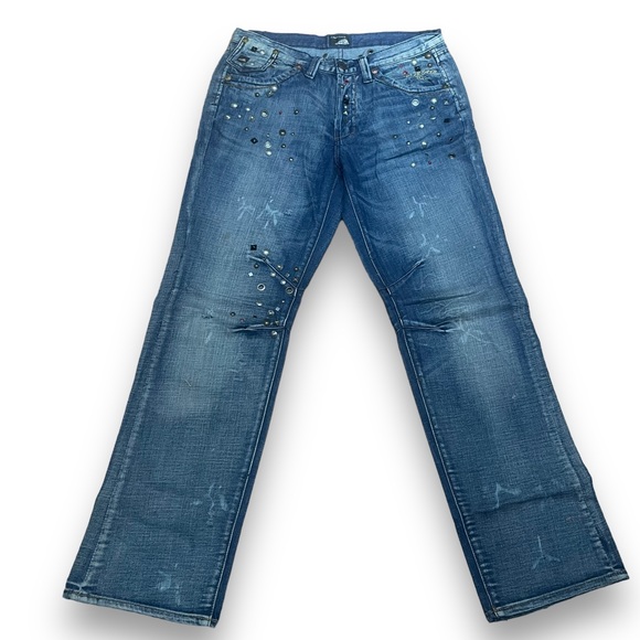 Vintage Sugar Cane Reg. 7. M studded jeans - Picture 1 of 16